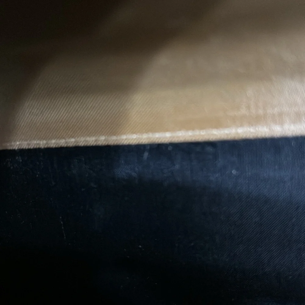 Victoria’s Secret black evening velour clutch black with gold and black inside